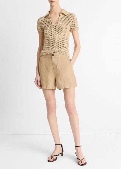 VINCE Women Hemp Short in Shorts
