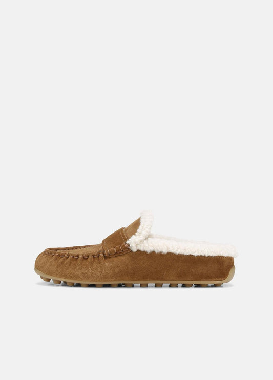 VINCE Women Berkley Shearling Driving Mule in Loafers & Flats