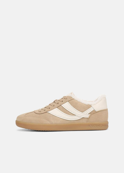 VINCE Women Oasis Suede & Shearling Sneaker in Sneakers