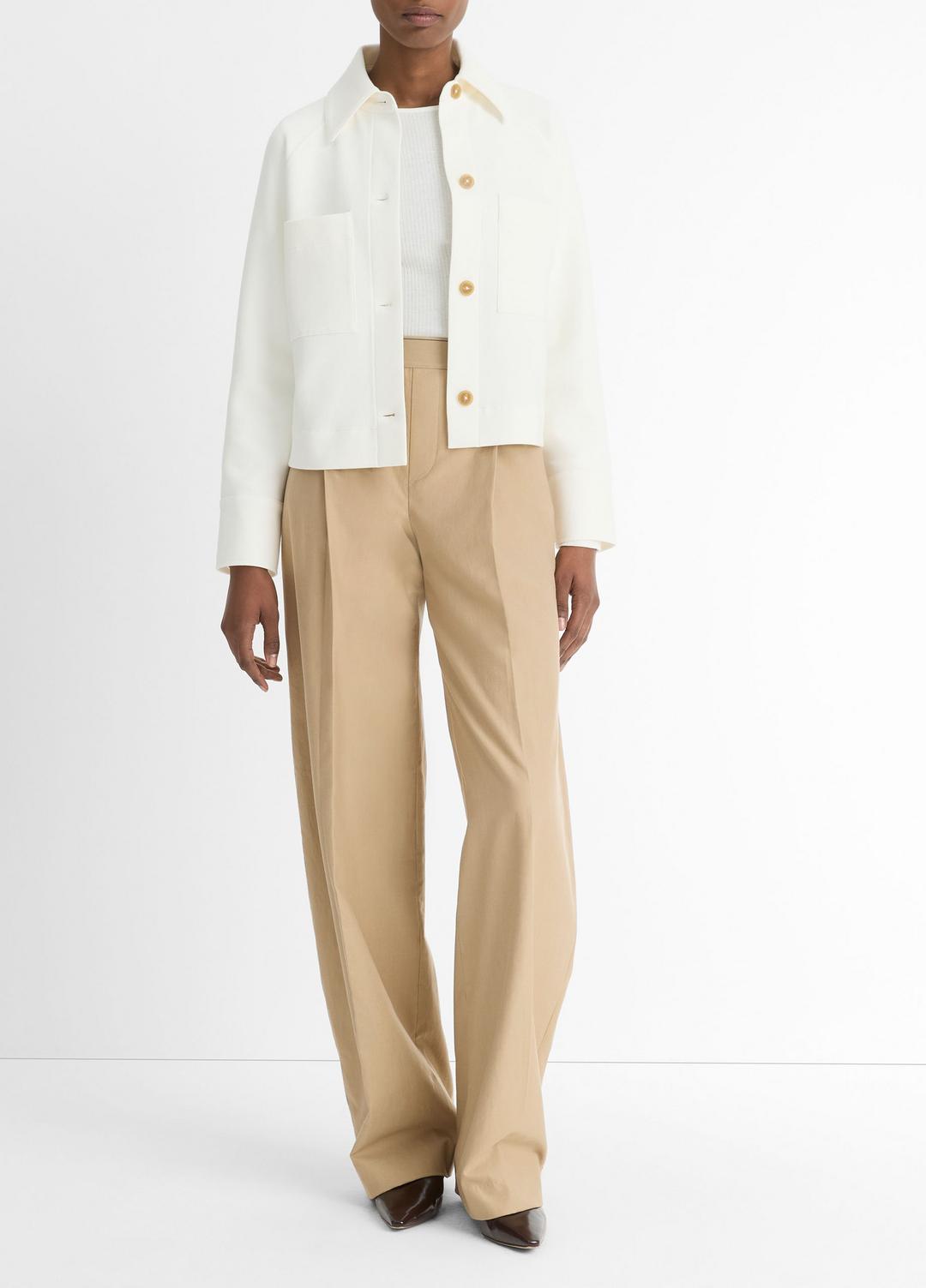 VINCE Women Cotton-Blend Shirt Jacket in Vince Products Women