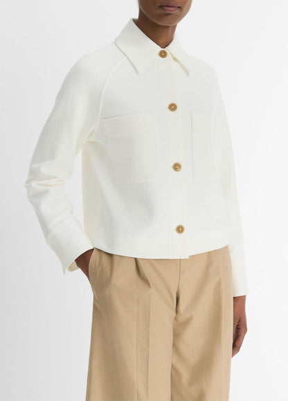 VINCE Women Cotton-Blend Shirt Jacket in Vince Products Women