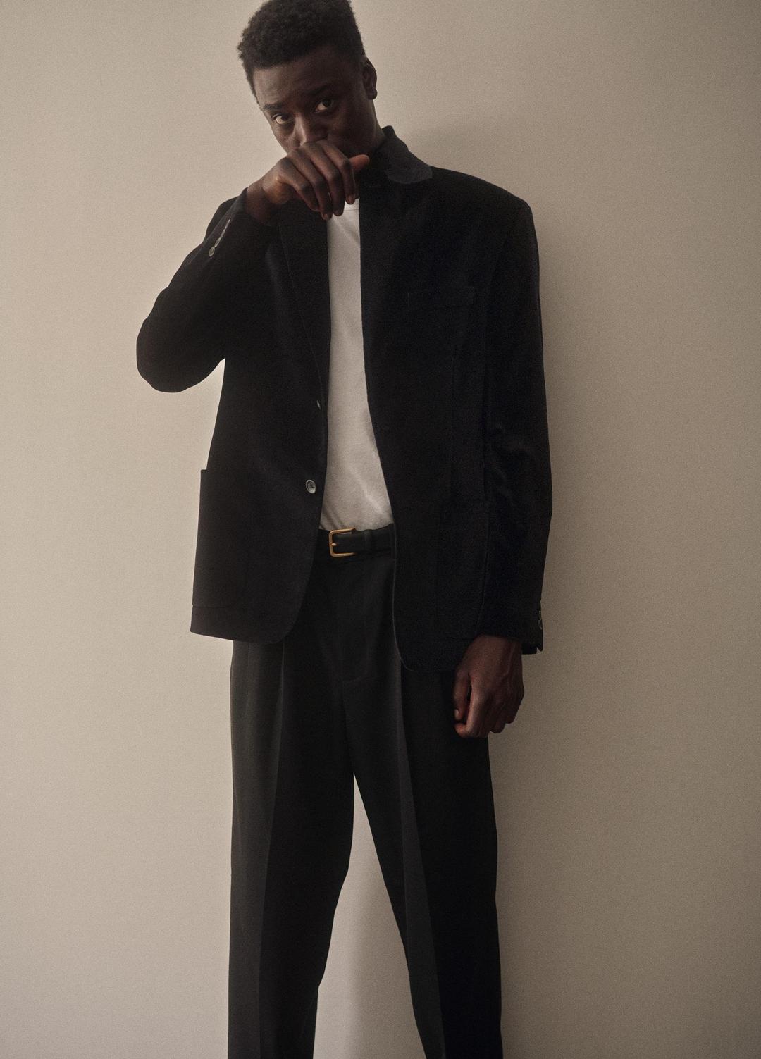 VINCE Men Cotton Velvet Classic Sport Coat in Blazers