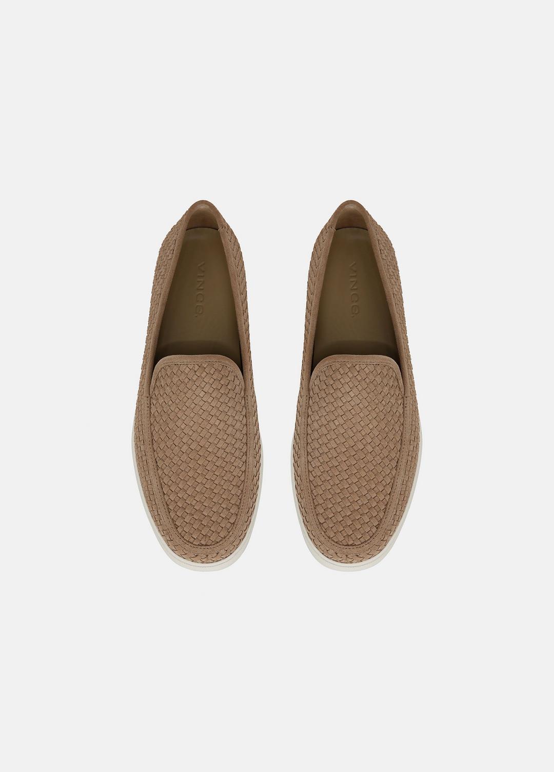 VINCE Men Sonoma Woven Suede Loafer in Loafers