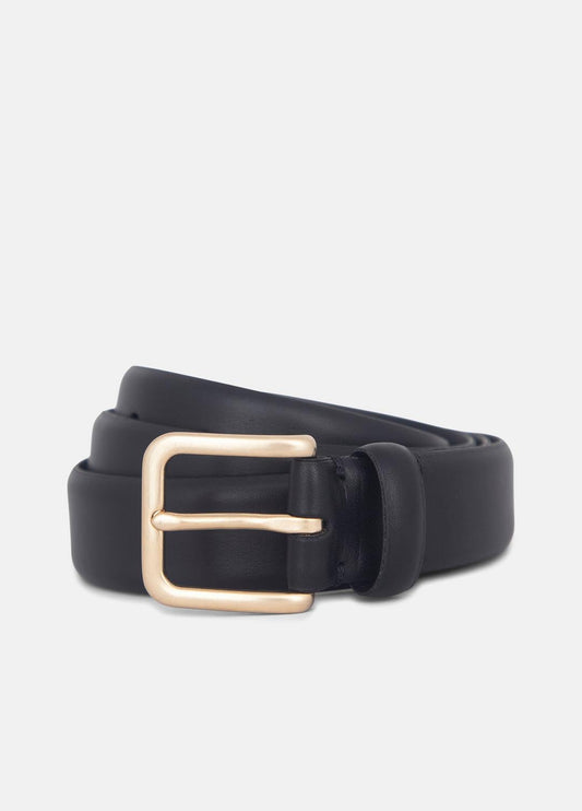 VINCE Men Men's 30mm Leather Belt in Belts