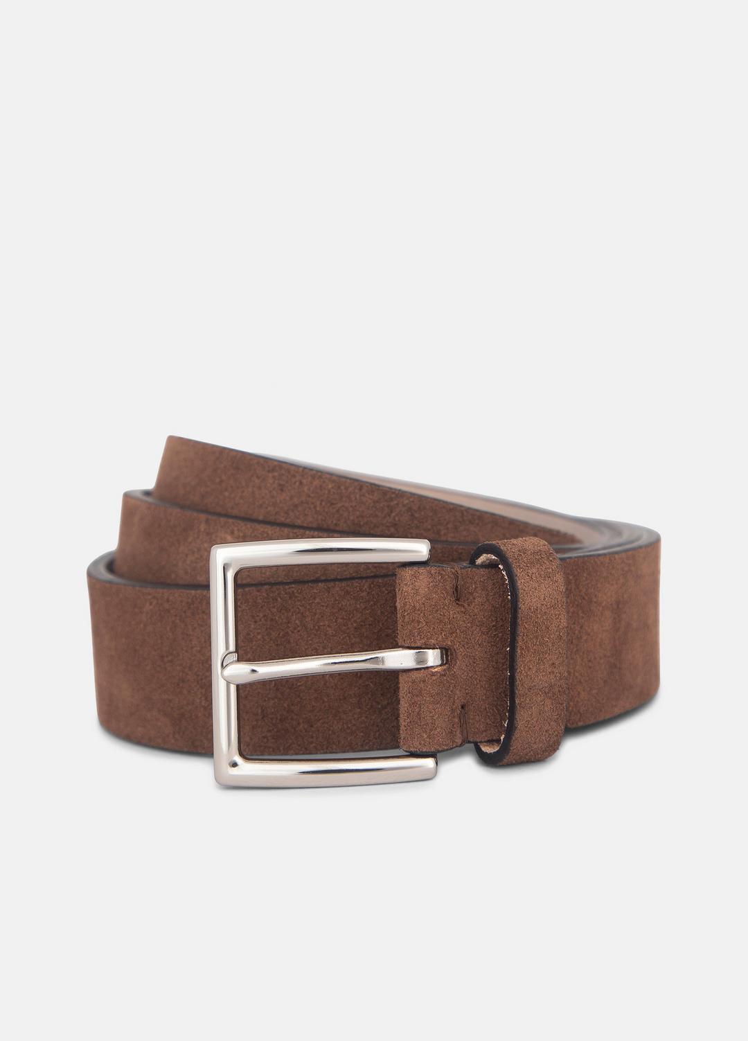 VINCE Men Men's 35mm Suede Belt in Belts