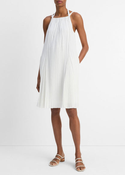 VINCE Sale Pintuck Pleated A-Line Dress in Dresses & Skirts
