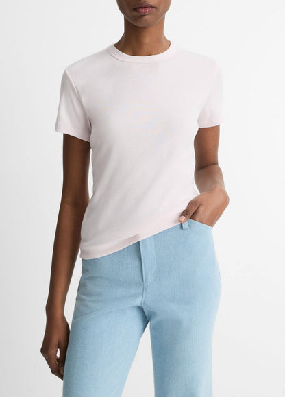 VINCE Sale Pima Cotton-Blend '90s Shrunken T-Shirt in Shirts & Tees